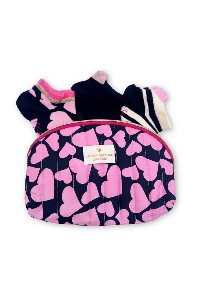 Lieblingsstück Trachtensocken Lovely Socks - SNEAKER & KULTURTASCHE - navy, lovely pink von Lieblingsstück