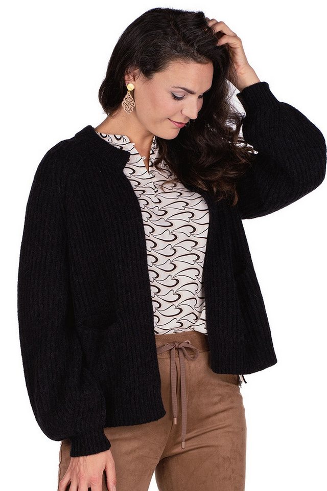 Lieblingsstück Trachtenstrickjacke Strickjacke Damen - ACHIKA - schwarz von Lieblingsstück