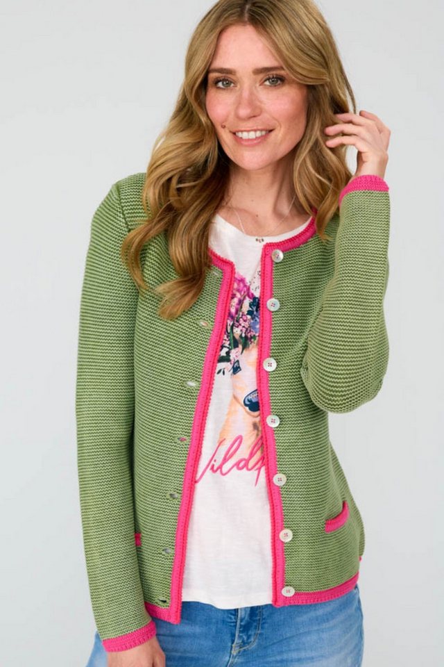 Lieblingsstück Trachtenstrickjacke Strickjacke Damen - ZARA - thymian von Lieblingsstück