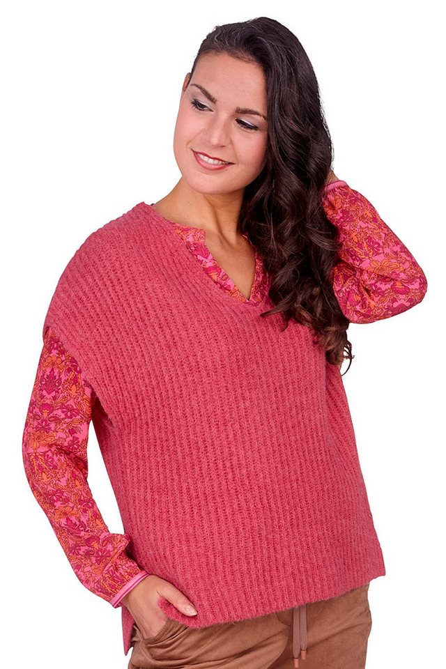 Lieblingsstück Trachtenweste Pullunder Damen - KANANI - berry von Lieblingsstück