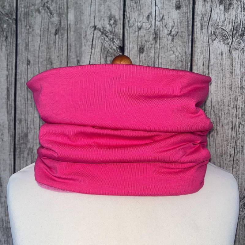Loop Schal Fleece Kuschelschal - Basic Einfarbig Uni Pink Jersey Neu Loop Schal Fleece Kuschelschal - Basic Einfarbig Uni Pink Jersey Neu von Lieblingsstueck4U