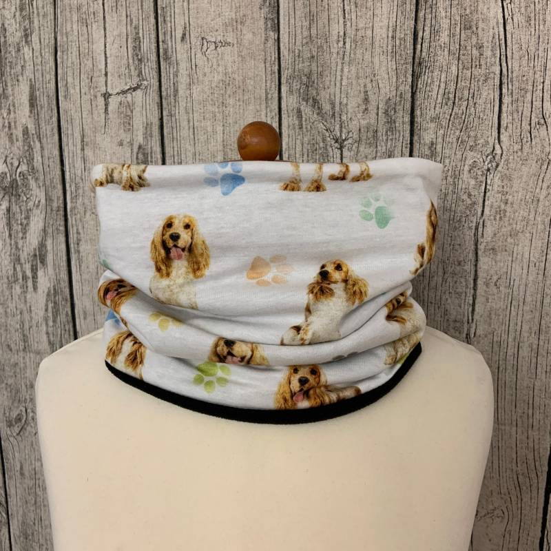 Loop Schal Fleece Kuschelschal - Hund Welpen Neu von Lieblingsstueck4U