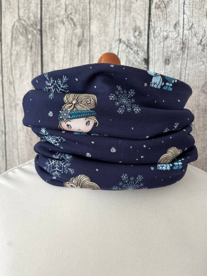 Loop Schal Fleece Kuschelschal - Winter Mädchen Mit Eisbär Neu von Lieblingsstueck4U