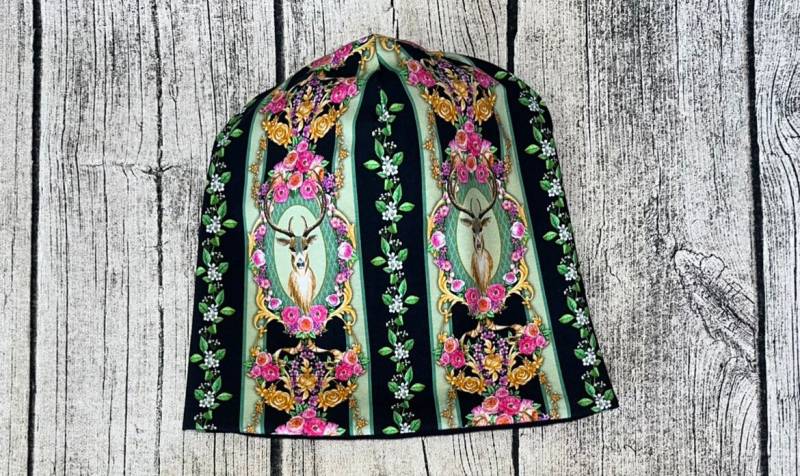 Mütze Beanie - Hirsch Grün Trachten Gr. Ca. 54-61 cm Neu von Lieblingsstueck4U