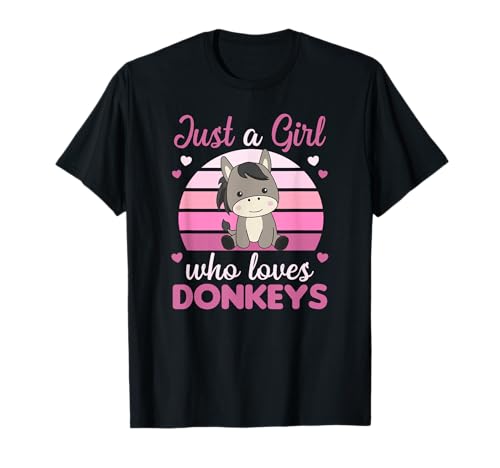 Nur ein Mädchen das Esel liebt - lustige Tiere süßer Esel T-Shirt Nur ein Mädchen das Esel liebt - lustige Tiere süßer Esel T-Shirt von Lieblingstier süße Tiere Bauernhoftier