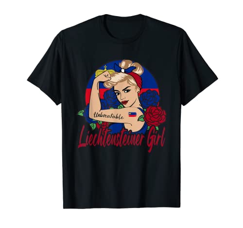 Liechtensteiner Mädchen Liechtenstein Frau Liechtensteiners T-Shirt von Liechtenstein Girl Liechtensteiner