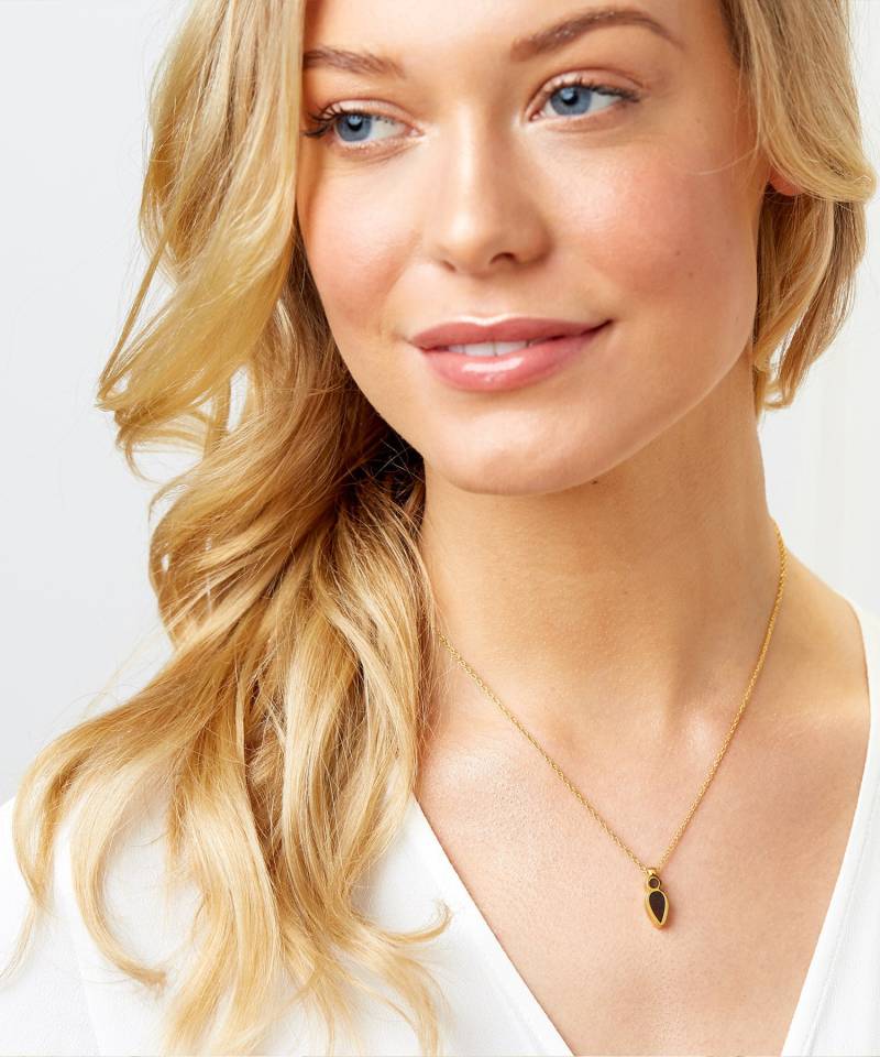 Holz Jahrestag Geschenk - 5 Jahre Jubiläum Für Sie Schmuck Marquise Halskette Zum von LielandLentz