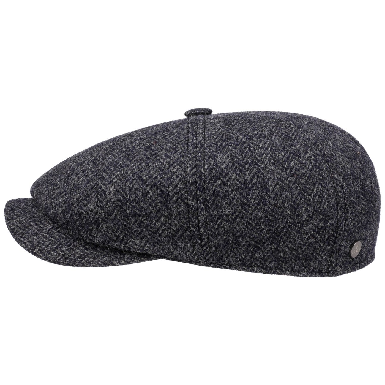 Carlsen Wool Herringbone Flatcap by Lierys von Lierys
