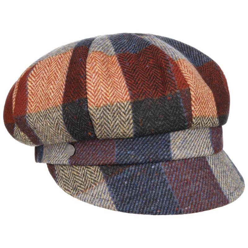 Coloured Herringbone Checks Ballonmütze by Lierys von Lierys