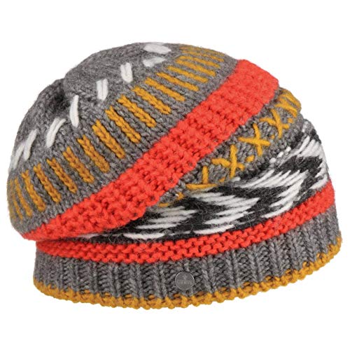 LIERYS Vestia Beanie Strickdesign Wintermütze Wollanteil Unisex Made in Italy Herbst Winter bunt One Size von LIERYS