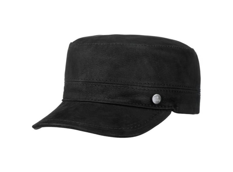 Lierys Army Cap (1-St) Ledercap mit Schirm, Made in Italy von Lierys