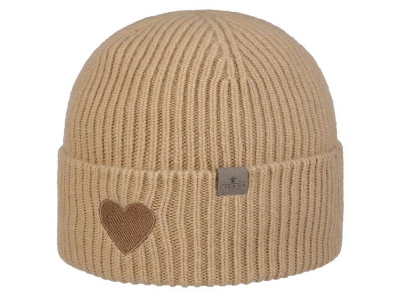 Lierys Beanie (1-St) Merinomütze mit Umschlag, Made in Germany von Lierys