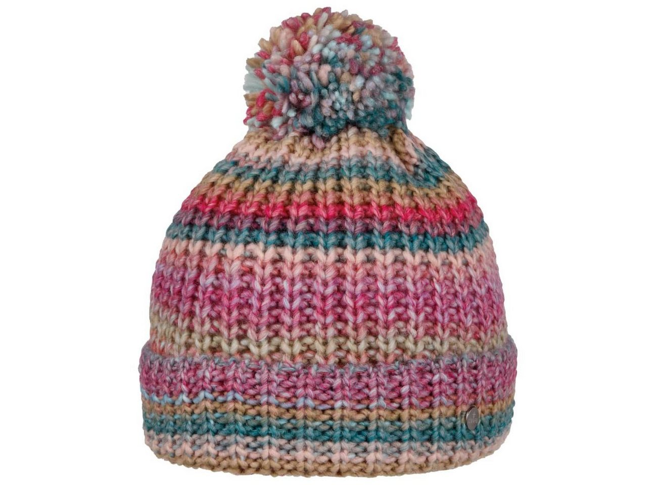 Lierys Bommelmütze (1-St) Beanie mit Umschlag, Made in Germany von Lierys