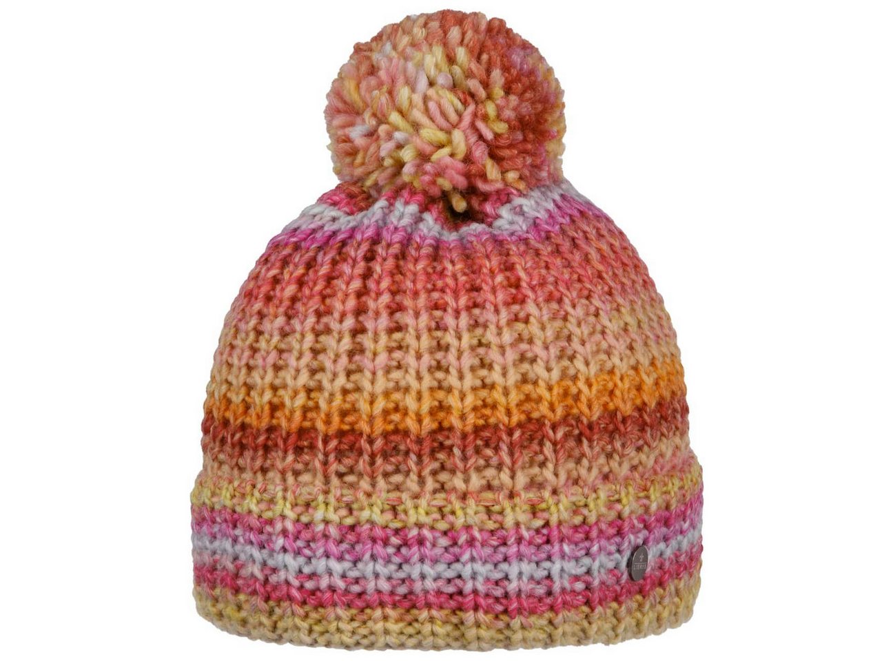 Lierys Bommelmütze (1-St) Beanie mit Umschlag, Made in Germany von Lierys