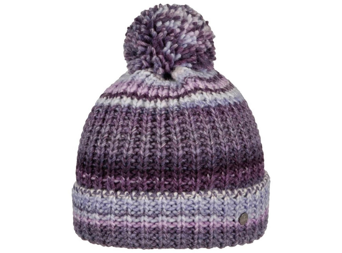 Lierys Bommelmütze (1-St) Beanie mit Umschlag, Made in Germany von Lierys