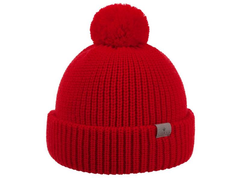 Lierys Bommelmütze (1-St) Bommelmütze mit Umschlag, Made in Germany von Lierys