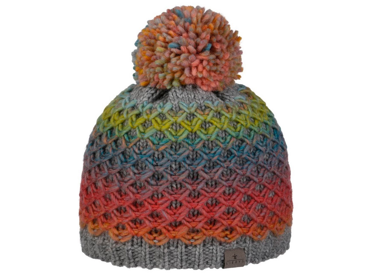 Lierys Bommelmütze (1-St) Strickmütze mit Futter, Made in Germany von Lierys