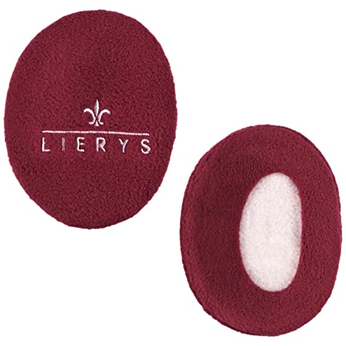 LIERYS Earbags Ohrenwärmer Damen Herren Fleece Gefüttert Schutz vor Wind Kälte Ohrenschützer 3 Größen Herbst Winter Bordeaux S von LIERYS
