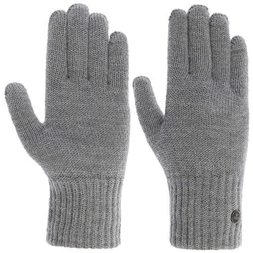 LIERYS Merino Damenhandschuhe (S-XL) - Handschuhe aus 100% Merinowolle - Made in Italy - Herbst/Winter grau L/XL von LIERYS