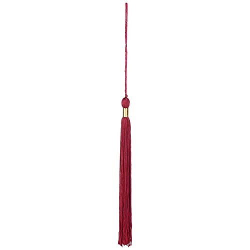 LIERYS Tassel Quaste für Doktorhut - Flexibel anpassbar - Accessoire mit Eleganz - Vielseitig einsetzbar - Saisonübergreifend - Unisex-Design Bordeaux von LIERYS