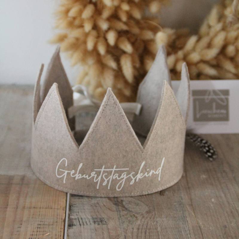 Geburtstagskrone | Geburtstag Krone Verstellbar Grau Kindergeburtstag Ehrentag Geburtstagskind Geburtstagskrone | Geburtstag Krone Verstellbar Grau Kindergeburtstag Ehrentag Geburtstagskind von LieschensWerkstatt