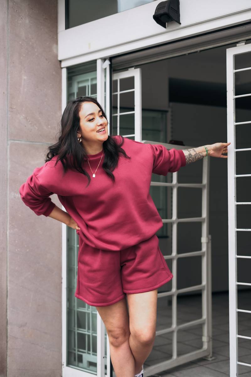 Cara Sweater Kirschrot von Lieselocke