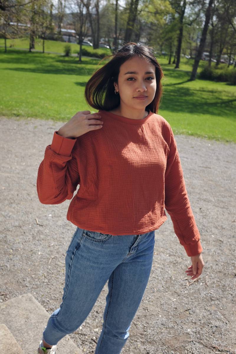 Shirt Ria Rostrot von Lieselocke