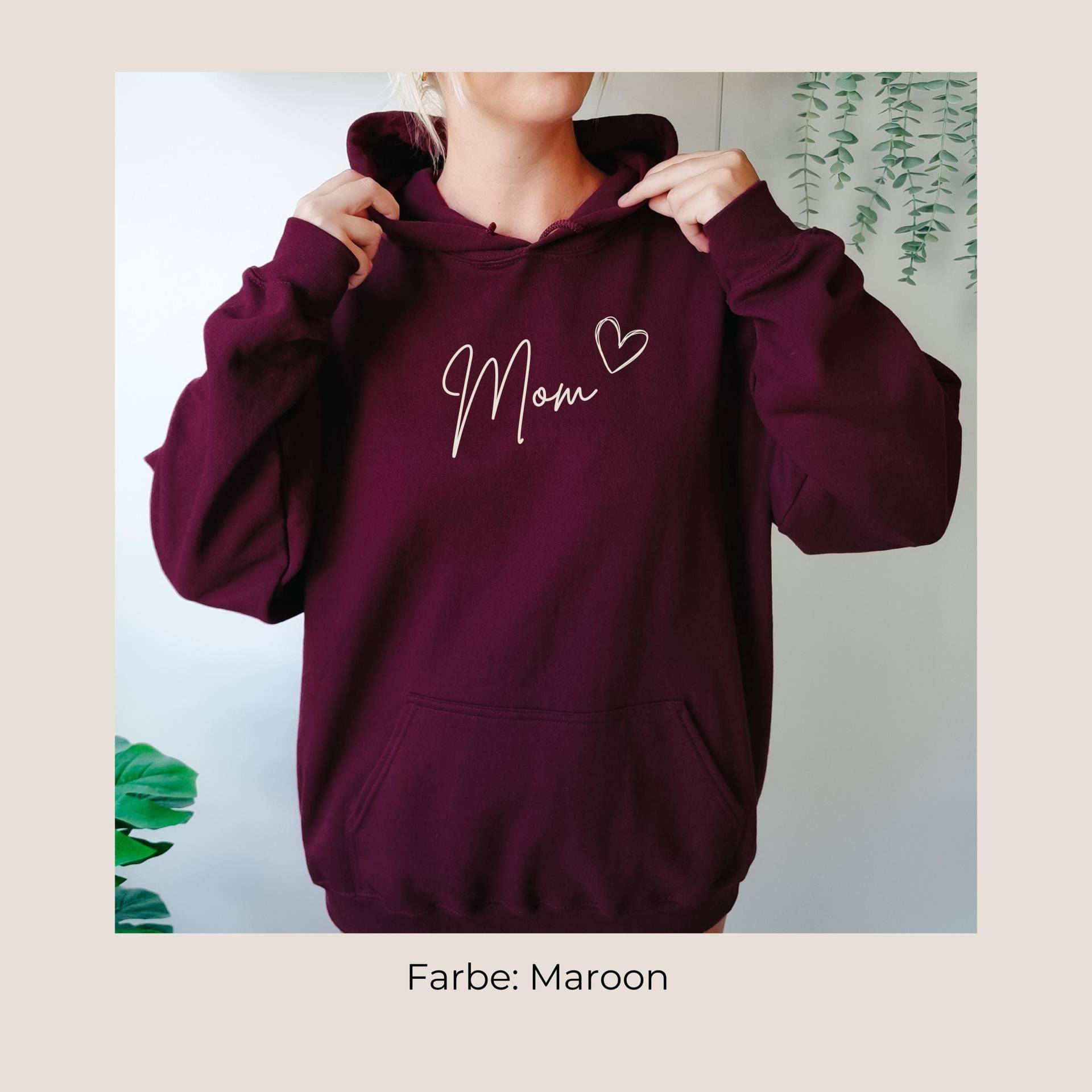 Mama Hoodie, T-Shirt, Werdende Mama, Muttertag, Mutter Pullover, Sweatshir, Mom Shirt, Detailliertes Moderne von Liewesje