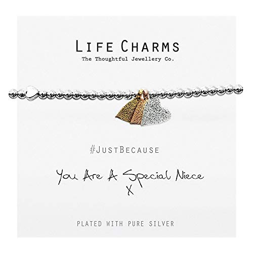 Life Charms Armband "You are A Special Niece", Silber von Life Charms