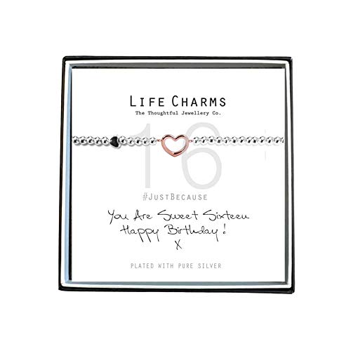 Life Charms Sweet 16 Rose Gold Herz Armband von Life Charms