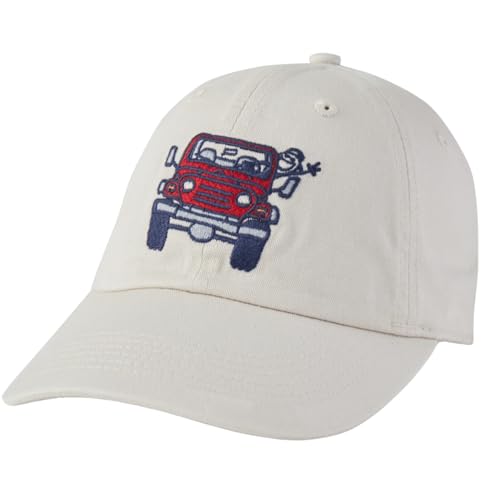 Life is Good Damen Chill Baseball Cap Baseballkappe, Weiß (Birke), One Size von Life Is Good