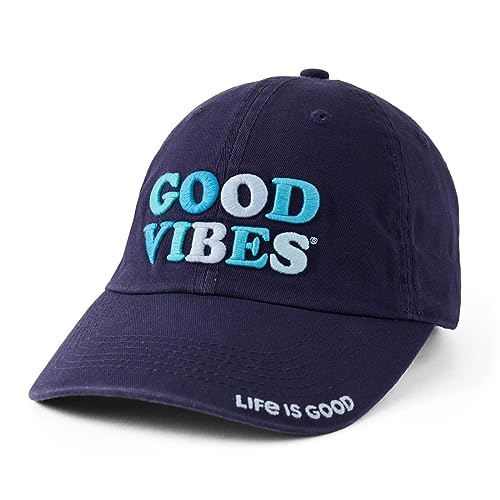 Life is Good Good Vibes Chill™ Cap Darkest Blue One Size, tiefdunkelblau, Einheitsgr��e von Life Is Good
