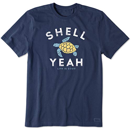 Life is Good Unisex-Erwachsene Shells Yeah T-Shirt, tiefdunkelblau, 3X-Groß von Life Is Good