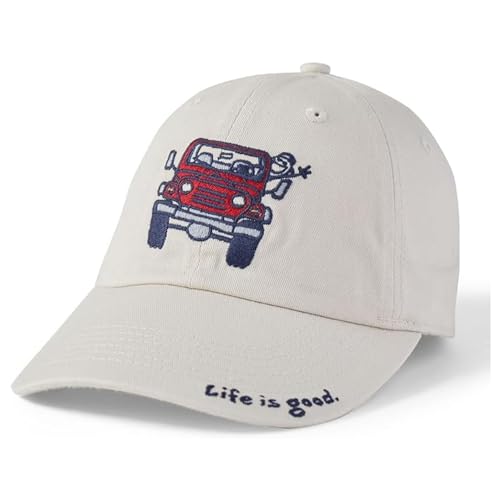 Life is Good Unisex-Erwachsene Unbegrenztes Lächeln Baseball-Kappen, Knochen, One Size von Life Is Good