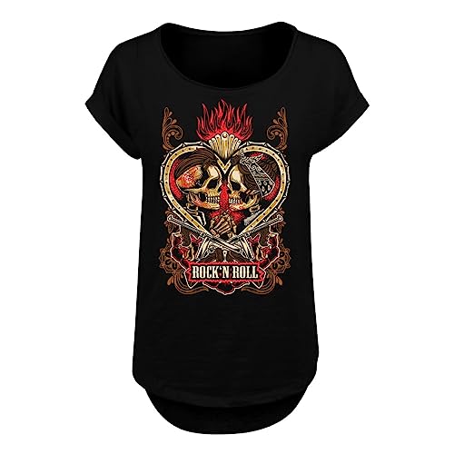 Life Is Pain Frauen Long Slub Tshirt Rockn Roll Rockabella Rockabilly Größe XS - 5XL von Life Is Pain