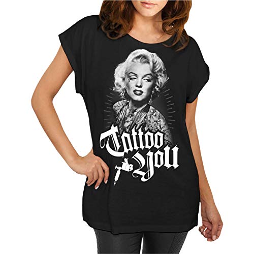 Frauen T-Shirt Pin Up Tattoo You Größe XS - 5XL von Life Is Pain