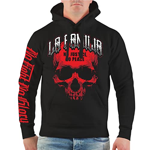 Herren Kapuzenpullover La Familia No Justice No Peace Größe M - 5XL von Life Is Pain