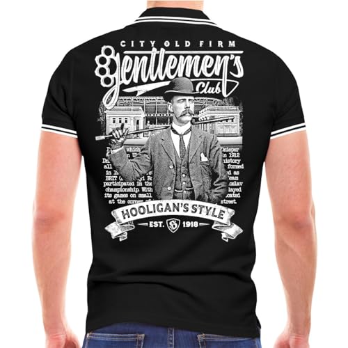 Herren Poloshirt Polohemd Old Hooligans Style Casual wear Skinhead oi ska Cheers von Life Is Pain