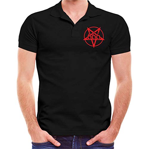 Herren Poloshirt Polohemd Religion ist heilbar (mit Rückendruck) von Life Is Pain