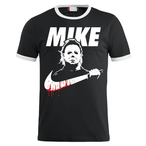 Herren T-Shirt Horror Logo Mike Messer Motiv Pain Biker hc Merch Black Metal Herren T-Shirt Horror Logo Mike Messer Motiv Pain Biker hc Merch Black Metal von Life Is Pain