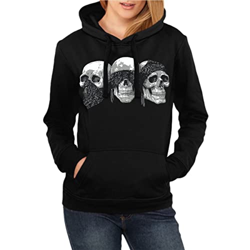 Life Is Pain Frauen Kapuzenpullover La Familia FCK Worldwide Crime (mit Rückendruck) Größe S - XXL von Life Is Pain