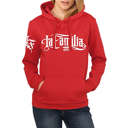 Life Is Pain Frauen Kapuzenpullover La Familia Westside Skull Größe S - XXL von Life Is Pain