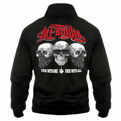 Life Is Pain Harrington Jacke La Familia Mittelfinger & Sonnenbrille totenköpfe criminal Life Is Pain Harrington Jacke La Familia Mittelfinger & Sonnenbrille totenköpfe criminal von Life Is Pain