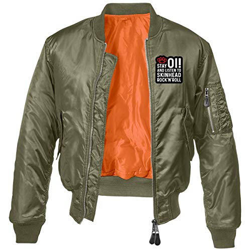 Life Is Pain Herren Bomberjacke OI Skinhead Rockn Roll Ska 69 Patch männer jungs skins von Life Is Pain