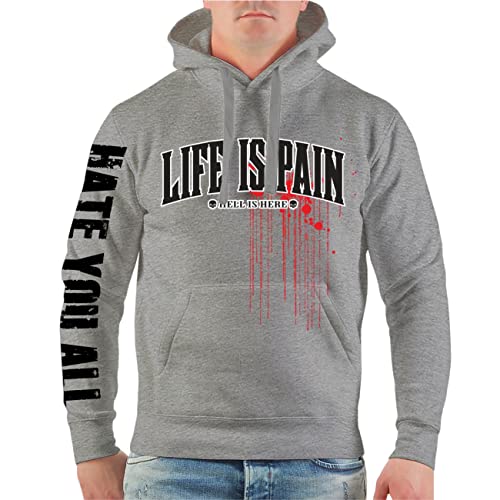 Life Is Pain Herren Kapuzenpullover Apokalypse Größe S bis 5XL von Life Is Pain