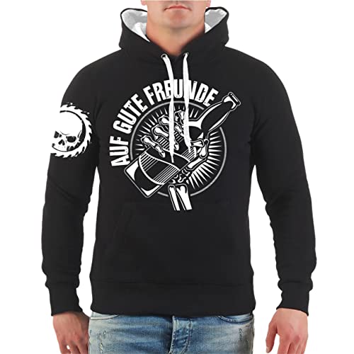 Life Is Pain Herren Kapuzenpullover Auf Gute Freunde bis zum Tod Größe S - 5XL von Life Is Pain