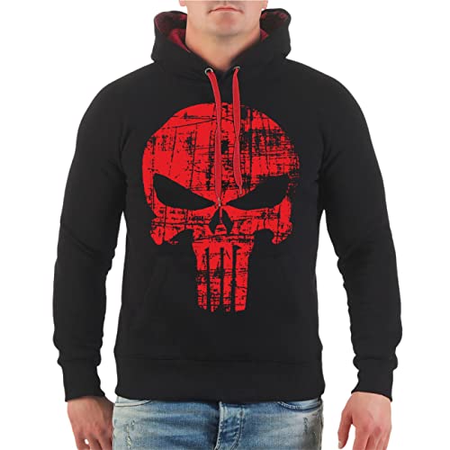 Life Is Pain Herren Kapuzenpullover Blood Skull Größe S - 5XL von Life Is Pain