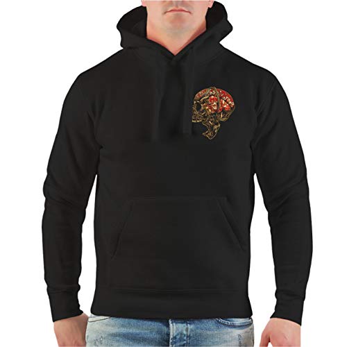 Life Is Pain Herren Kapuzenpullover Bondage Rückendruck Größe S - 5XL von Life Is Pain