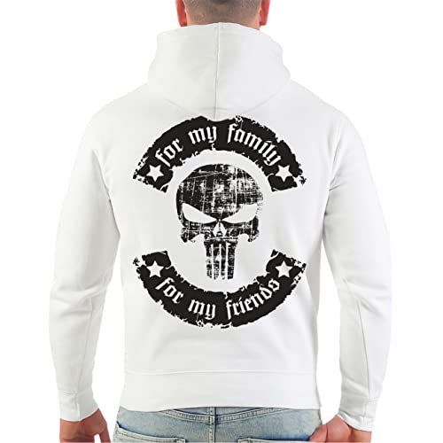 Life Is Pain Herren Kapuzenpullover La Familia Hoodies Black Patch for My Family My Friends von Life Is Pain