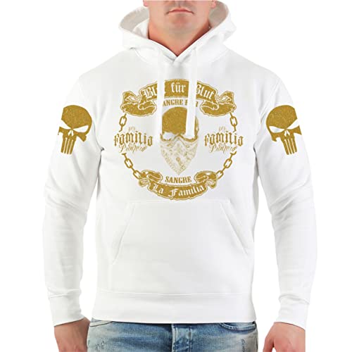 Life Is Pain Herren Kapuzenpullover Blood Blut Design in Gold Größe S - 5XL von Life Is Pain